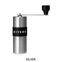 リバーズ Rivers コーヒーグラインダー グリット コーヒーミル コーヒー ミル 120ml 粗挽き 細挽き 豆挽き ドリップ 粒度調節 持ち運び 手動 小型 軽量 セラミック ステンレス キャンプ アウトドア オフィス 日本製 3