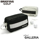 ノベルティ付 【日本正規品】 ブリーフィング ゴルフ ポーチ BRIEFING GOLF HOLIDAY COLLECTION DOUBLE ZIP POUCH GOLF HOLIDAY ラウンドポーチ 撥水 抗菌 2層 メンズ レディース BRG223G74