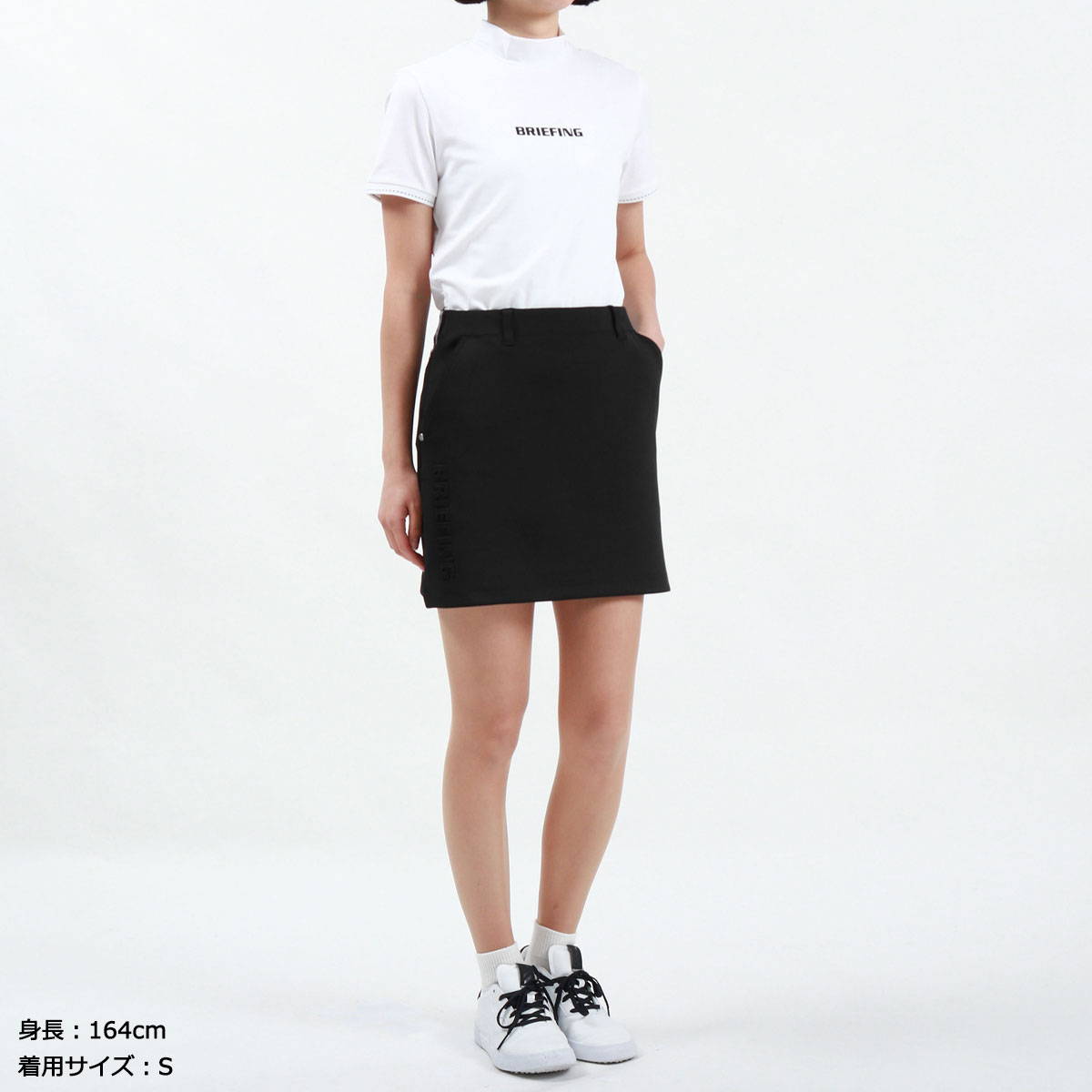 【セール20%OFF】【日本正規品】 ブリーフィング ゴルフ ウェア レディース BRIEFING GOLF URBAN COLLECTION WOMENS 3D LOGO SKIRT スカート ゴルフウェア ゴルフスカート ストレッチ 伸縮 春夏 女性 レディース BBG231W18