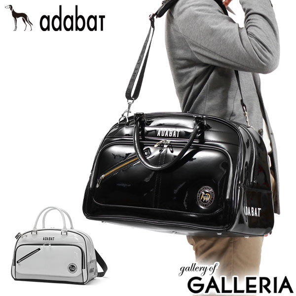 アダバット ボストンバッグ adabat GOLF ゴルフ 2WAYボストンバッグ ゴルフバッグ ボストン バッグ シューズ 2WAY ショルダー 肩がけ エナメル B4 A4 大容量 シューズ収納 メンズ レディース ABB423