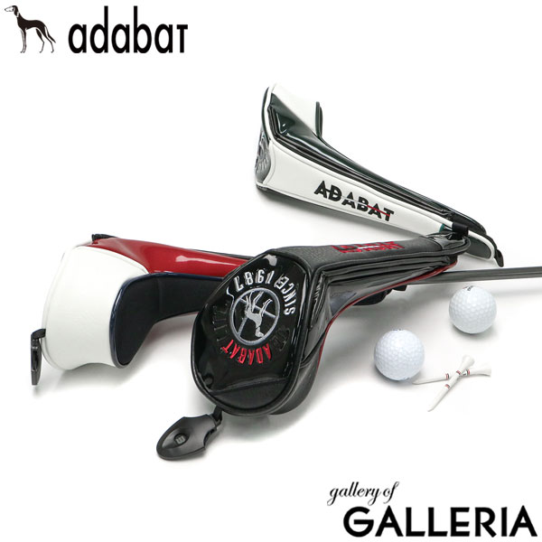  アダバット ヘッドカバー adabat GOLF ゴルフ フェアウェイウッドカバー クラブカバー カバー FW 合皮 マグネット 番手 タグ 番号札 ゴルフ用品 小物 メンズ レディース ABF425