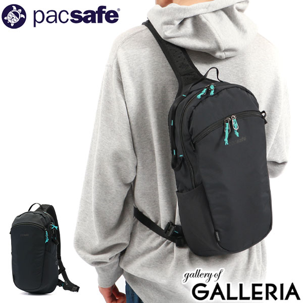 【最大36倍 6/20限定】 ノベルティ付 パックセーフ ボディバッグ pacsafe ECO スリング 12L 縦型 ワンショルダーバッグ 斜めがけ スリングバッグ A5 大きめ 大容量 RFID 海外旅行 アウトドア サイクリング 防犯 盗難防止 メンズ レディースのサムネイル