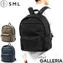 【最大39倍 4/30限定】 エスエムエル リュック SML DEIGO MULTIFUNCTIONAL DAY PACK リュックサック バッグ A4 撥水 2層 PC 13インチ ナイロン 通学 通勤 止水ファスナー メンズ レディース K900233