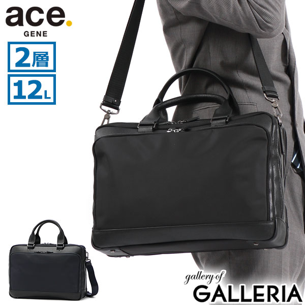 ACEGENE 【最大48倍 5/10限定】 ノベルティ付 【正規品5年保証】 エースジーン ビジネスバッグ ace.GENE ブリーフケース DIGNITE ディグナイト 2WAY ショルダーバッグ 肩掛け 通勤バッグ A4 PC収納 12L 2層 通勤 出張 ACE エース メンズ 34314