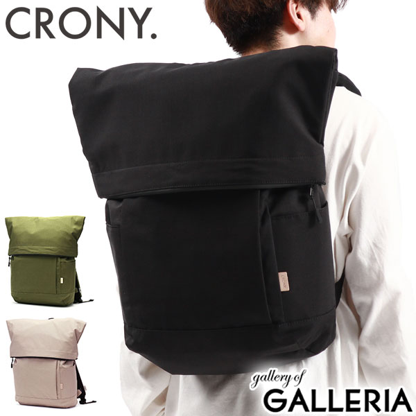  ノベルティ付 クルニー リュック CRONY. CRONY.×GERCO Roll Backpack ロールトップ バックパック リュックサック バッグ A4 B4 大容量 軽量 撥水 グレコ PC 13インチ メンズ レディース CRGR-04