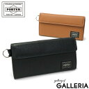 ポーター カーム ロングウォレット 041-03120 長財布 吉田カバン PORTER CALM LONG WALLET メンズ レディース 財布 ウォレット 革 本革 レザー ブランド 日本製 小銭入れ 黒 かぶせ 20代 30代 40代