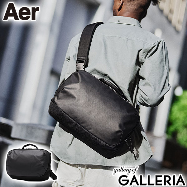 楽天ギャレリア Bag＆Luggageエアー ボディバッグ メンズ ブランド Aer 防水 軽い 軽量 小さめ ショルダーバッグ 斜めがけバッグ 大人 ナイロン かっこいい 男性 ノートPC 14インチ B5 9L 通勤バッグ ビジネスバッグ Tech Sling 3