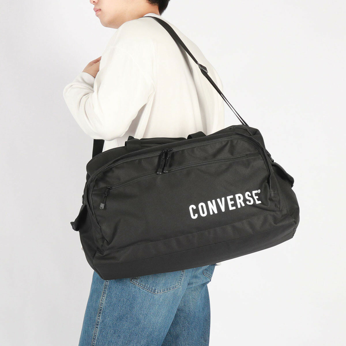 【土日限定最大42倍】 コンバース ボストンバッグ メンズ レディース 旅行 大容量 修学旅行 ブランド CONVERSE スポーツ 高校生 中学生 学生 大人 ボストン バッグ 2WAY ショルダー 斜めがけ 45L 1泊 2泊 3泊 BOSTON BIG BAG 80311900