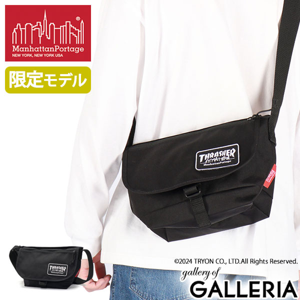 【最大39倍 1/20限定】 ノベルティ付 【日本正規品】 マンハッタンポーテージ メッセンジャーバッグ ショルダーバッグ メンズ レディース 斜めがけバッグ ブランド Manhattan Portage 小さめ 撥水 B5 THRASHER スラッシャー MP1605JRFZPEPTHRASHER