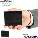 ノベルティ付 【正規品2年保証】 ワンダーバゲージ 財布 メンズ コンパクト WONDER BAGGAGE 三つ折り財布 カード入れ多い ブランド 本革 革 レ...