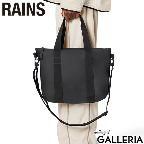 美品】 RAINS ブラック ウォータープルーフ トートバッグ Amazon