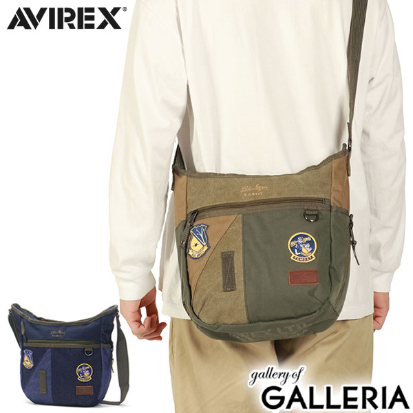 アヴィレックス ショルダーバッグ バッグ メンズ レディース 斜めがけバッグ 斜めがけ 大人 軽量 ブランド AVIREX ショルダー かっこいい カジュアル おしゃれ 縦型 B5 ミリタリー TOP GUN 2 TOMCAT SHOULDER BAG AX1170K