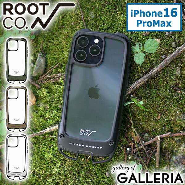 ROOT CO. iPhone16ProMax耐衝撃軽量ケース