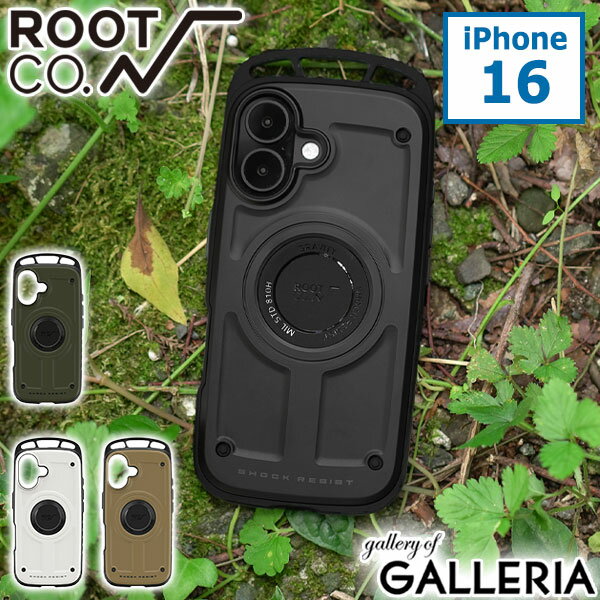 【最大51倍 6/5限定】【6ヶ月保証】 ルートコー スマホケース iPhone16 ROOT CO. iPhone 16 iPhoneケース スマホ ケース アイフォンケース アイフォン 専用 アップル ブランド 耐衝撃 丈夫 軽量 軽い 黒 ブラック かっこいい おしゃれ GSP-4368