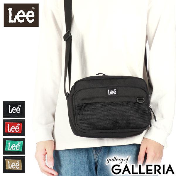 【最大49倍 4/5限定】 Lee ショルダーバッグ メンズ レディース 斜めがけバッグ ブランド リー バッグ ショルダー 小さめ 小さい コンパクト 斜めがけ 軽量 軽い 横型 横 A5 黒 ブラック カジュアル シンプル アウトドア 学生 PRAYII 320-3724