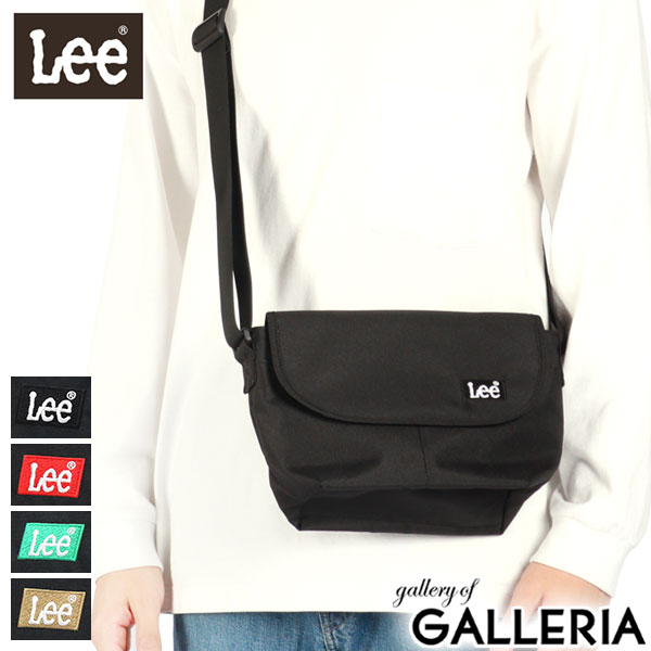 【最大49倍 4/10限定】 Lee ショルダーバッグ メンズ レディース 斜めがけバッグ ブランド リー バッグ ショルダー 小さめ 小さい ミニ コンパクト 斜めがけ 軽量 軽い 横型 横 黒 ブラック カジュアル シンプル アウトドア 学生 PRAYII 320-3725