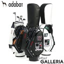 【土日限定 最大49倍】 アダバット キャディーバッグ メンズ レディース フードカバー adabat おしゃれ 9.0 47インチ 5分割 9.0型 カート ...