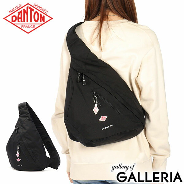 ノベルティ付 ダントン ボディバッグ レディース メンズ ブランド DANTON ワンショルダーバッグ バッグ 軽量 軽い おしゃれ カジュアル ナイロン 斜めがけバッグ 大人 黒 B5 14L CORDURA CANVAS ONE SHOULDER BAG RHONE 14