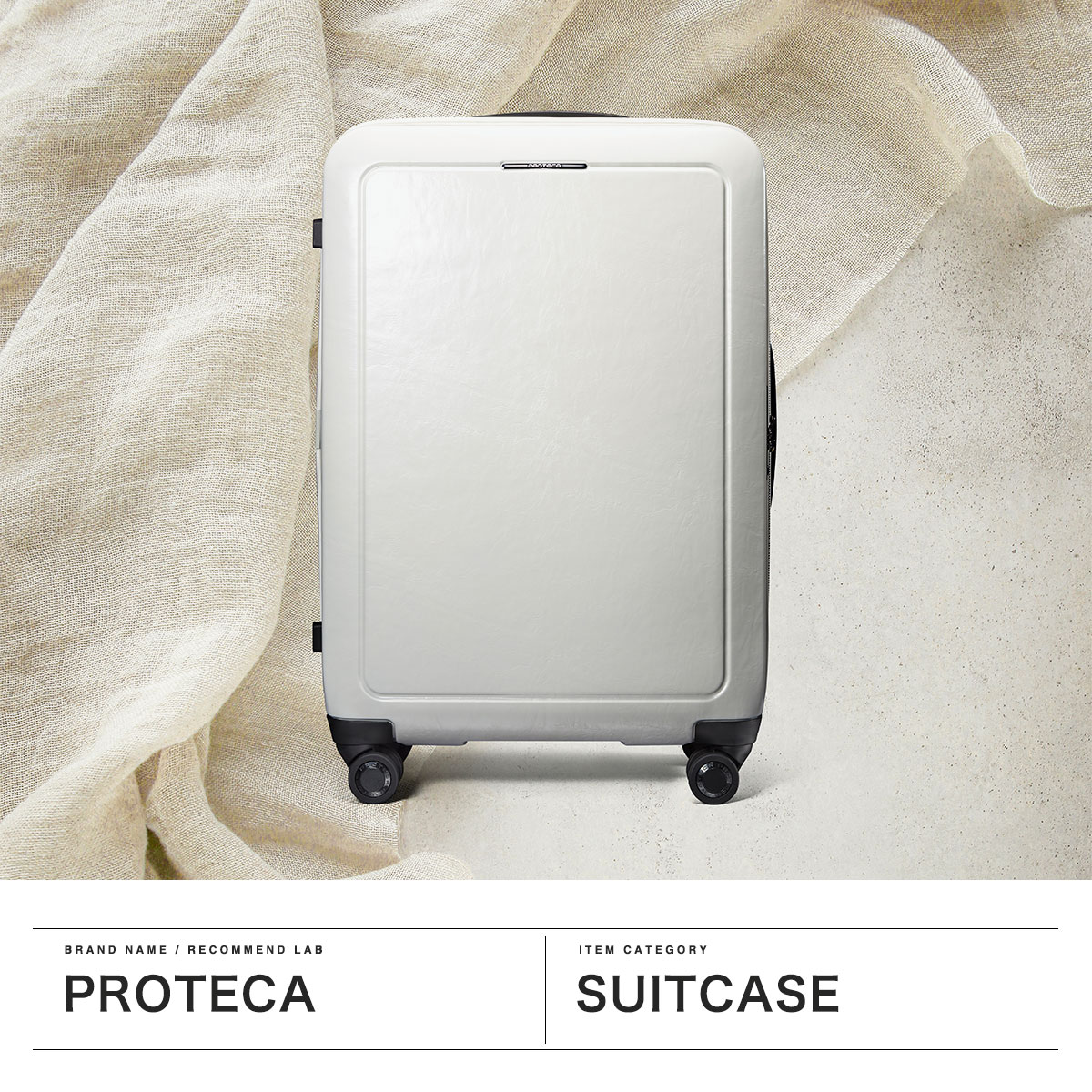 【最大52倍 24日2時迄】 ノベルティ付 【正規品10年保証】 プロテカ スーツケース Mサイズ PROTeCA キャリーケース 旅行 7〜8泊 軽量 ストッパー付き 静音キャスター TSロック 双輪 おしゃれ 白 ジッパー 71L 日本製 J5 Collection シスイ 03563 galleria-10038935 ギャレリア Bag&Luggage サンプル画像2