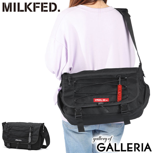 [최대 45 배 4/20 한정] 참신 첨부 밀크 페드 숄더백 레이디스 비스듬히 가방 큰 MILKFED