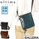 【10%OFFクーポン11日2時迄】【土日限定 最大52倍】 ノベルティ付 ウルティマ トーキョー ショルダーバッグ メンズ ultima TOKYO バッグ 小さめ 斜めがけ ブランド 革 軽量 軽い 縦型 タテ 斜めがけバッグ レザー 本革 ファスナー 抗菌 日本製 A5 4L バート 70111