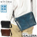 【10%OFFクーポン11日2時迄】【土日限定 最大52倍】 ノベルティ付 ウルティマ トーキョー ショルダーバッグ メンズ ultima TOKYO バッグ 小さめ 斜めがけ ブランド 革 軽量 軽い 横型 ヨコ 斜めがけバッグ レザー 本革 ファスナー 抗菌 日本製 B5 5L バート 70112