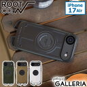ルートコー スマホケース ROOT CO. iPhone Air ケース カバー 米軍 MIL規格 MagSafe対応 耐衝撃 iPhoneケース ワイヤレス充電 iPhoneAir専用 GRAVITY Shock Resist Case Rugged. GSRU-4396