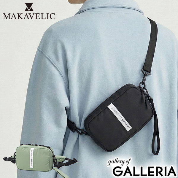 【最大69倍 6/10限定】 ノベルティ付 【正規品1年保証】 マキャベリック ショルダーバッグ メンズ レディース 小さい 軽量 斜めがけバッグ MAKAVELIC ブランド 小さめ 斜めがけ ナイロン 撥水 防水 2L ZEPHYR CORE 2WAY SHOULDER BAG 3125-10518
