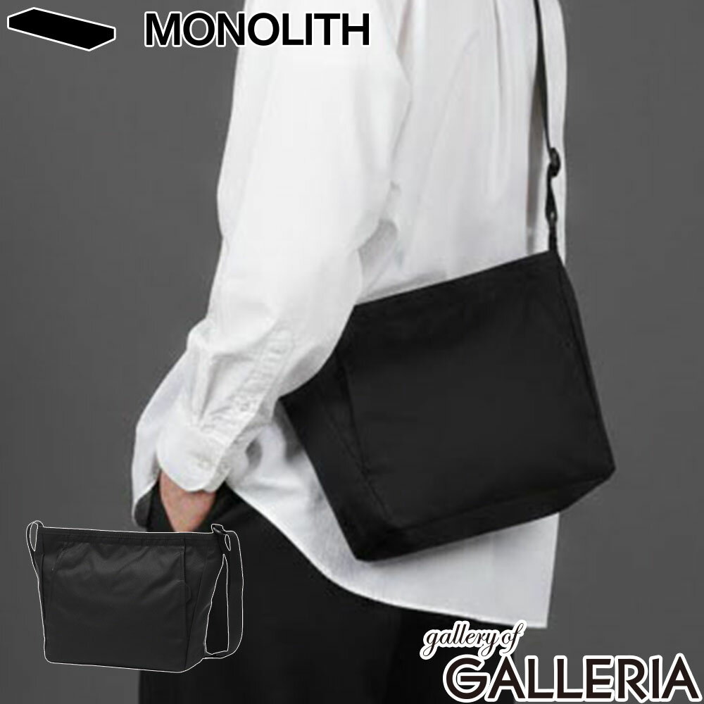  MONOLITH ショルダーバッグ メンズ レディース ブランド モノリス バッグ 斜めがけ 大人 軽量 かっこいい 斜めがけバッグ 斜め掛け 小さめ A5 ミニ シンプル ナイロン 黒 SHOULDER STANDARD HEXA S SD-4071