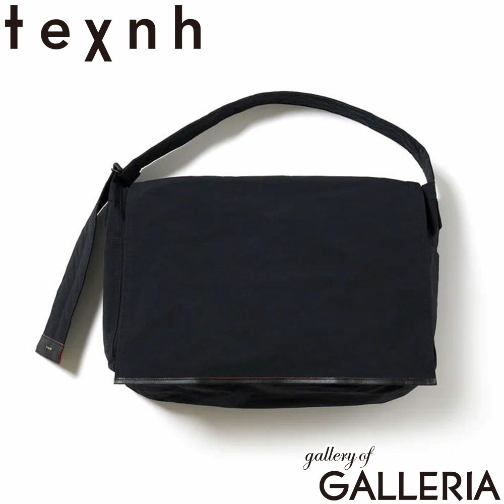 【最大46倍 6/15限定】 テクネ ショルダーバッグ メンズ レディース 大きめ 大容量 texnh A4 B4 斜めがけ ブランド 軽い 軽量 大人 ナイロン 日本製 ショルダー バッグ ニュースペーパーバッグ シュリンクナイロン WASHER-NY NEWSPAPER B10-00122-F(4.0)