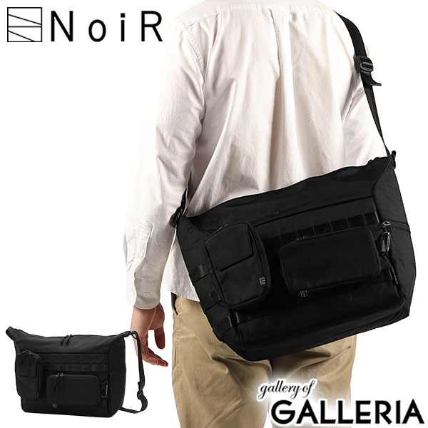 ノアール ショルダーバッグ メンズ レディース 大きめ NoiR 斜めがけ 軽量 軽い 大人 A4 12.6L 大容量 ショルダー バッグ 撥水 ブランド おしゃれ 斜めがけバッグ カジュアル ポーチ付 Tweak shoulder N25005