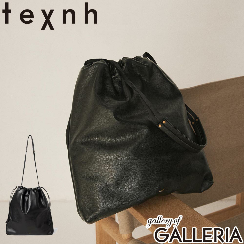 Other - 【最大51倍 5/25限定】 テクネ ショルダーバッグ メンズ レディース texnh 斜めがけ ブランド 大人 軽量 軽い A4 革 本革 牛革 レザー キップレザー ドローコード 日本製 TRIANGLE SHOULDER B14-00223-L