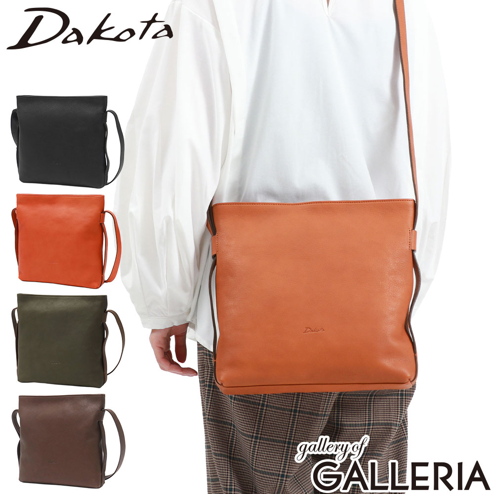 【最大32倍 2/16迄】 ダコタ限定革小物+選べるノベルティ ダコタ ショルダーバッグ レディース 本革 斜めがけバッグ Dakota バッグ 斜めがけ 大人 軽量 軽い 旅行 おしゃれ シンプル 革 牛革 レザー B5 ショルダー 日本製 リバティ 1033463