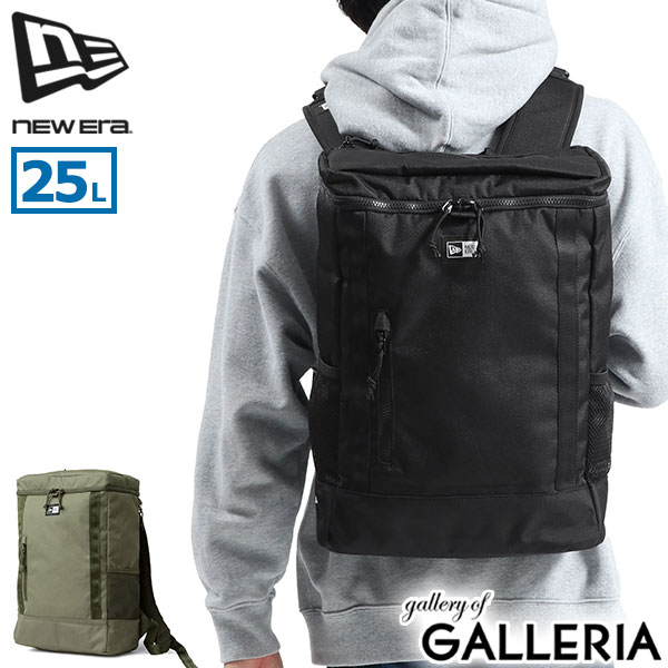 ノベルティ付 【正規取扱店】 NEW ERA リュック メンズ レディース 通学 ニューエラ おしゃれ カジュアル ブランド 軽量 軽い 通勤 PC ボックス型 バックパック デイパック Box Pack ロゴ A4 B4 25L ボックスパック ミディアム