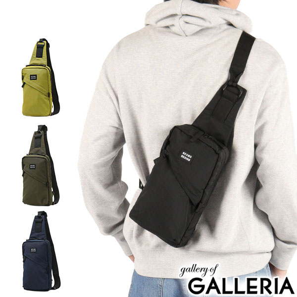 【最大53倍 3/10迄】【正規取扱店】 ビームスデザイン ボディバッグ メンズ レディース ワンショルダー BEAMS DESIGN バッグ かっこいい 小さめ ブランド おしゃれ 軽い 軽量 縦型 弱撥水 2L A5 Diagonal 縦型ボディバッグ BMMH5ES4