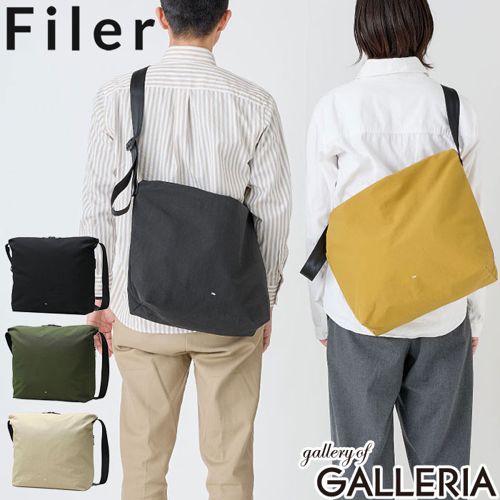  ノベルティ付  Filer ショルダーバッグ メンズ レディース ブランド 斜めがけバッグ A4 フィレール バッグ カジュアル 軽い 軽量 撥水 ナイロン 斜めがけ 大人 おしゃれ 横 日本製 SIWA SHOULDER OG-008