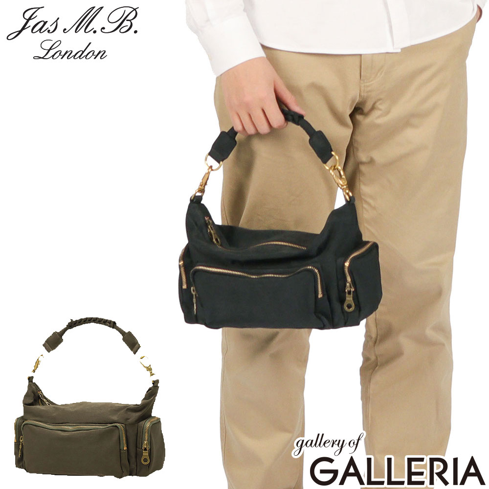 Jas-Mb - 【最大36倍 4/20限定】【日本正規品】 ジャスエムビー ショルダーバッグ メンズ レディース 斜めがけバッグ 小さめ JAS M.B. ブランド 大人 ショルダー バッグ 2WAY A5 撥水 日本製 High Density Mil Cloth Wing Traveler S MC-003