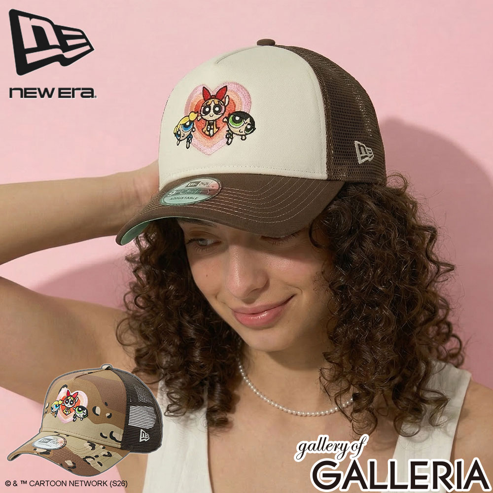 【最大56倍 3/25限定】【正規取扱店】 NEW ERA キャップ レディース 深め ニューエラ メッシュキャップ ブランド おしゃれ 帽子 かわいい メッシュ アジャスタブル コラボ パワーパフ ガールズ 9FORTY A-Frame Trucker The Powerpuff Girls