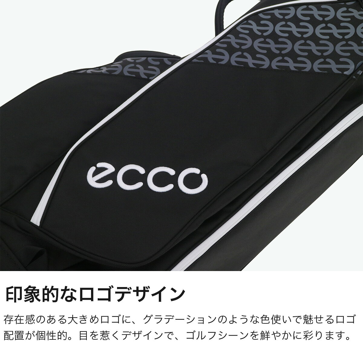 【最大37倍 6/30限定】【日本正規品】 ECCO GOLF キャディバッグ ゴルフ メンズ レ...