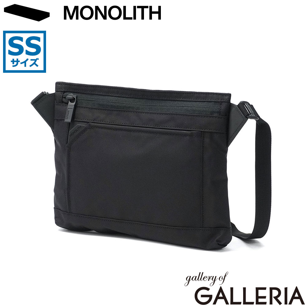  MONOLITH サコッシュ メンズ レディース ブランド ショルダー 斜めがけ 軽量 シンプル 大人 コンパクト 丈夫 カジュアル ミニ 小さめ おでかけ 旅行 デイリー 1L SACOCHE STANDARD SS SD-4004