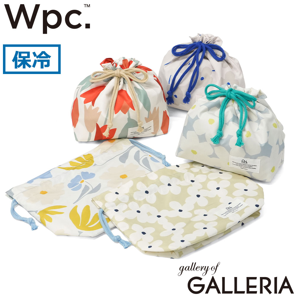 【最大46倍 5/15限定】【メール便で送料無料】 Wpc. ランチバッグ 巾着 保冷 簡易保冷 おしゃれ かわいい ダブリュピーシー 弁当袋 巾着袋 お弁当 ランチ 花柄 ブランド はっ水 撥水 ランチグッズ 学生 通学 大人 通勤 女性 ランチ巾着 W059