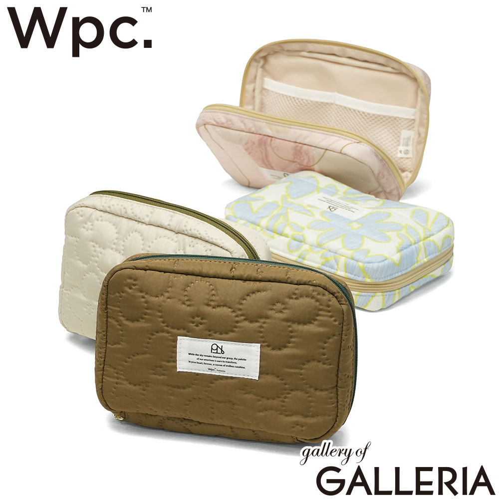 【最大45倍 9/6限定】【メール便で送料無料】 Wpc. ポーチ レディース ダブリュピーシー ガジェットポーチ 小物入れ 大容量 可愛い ブランド キルト 化粧ポーチ メイクポーチ ガジェットケース はっ水 Wpc.Patterns 撥水キルティングガジェットポーチ W164 galleria-10044527 ギャレリア Bag&Luggage パッケージ画像