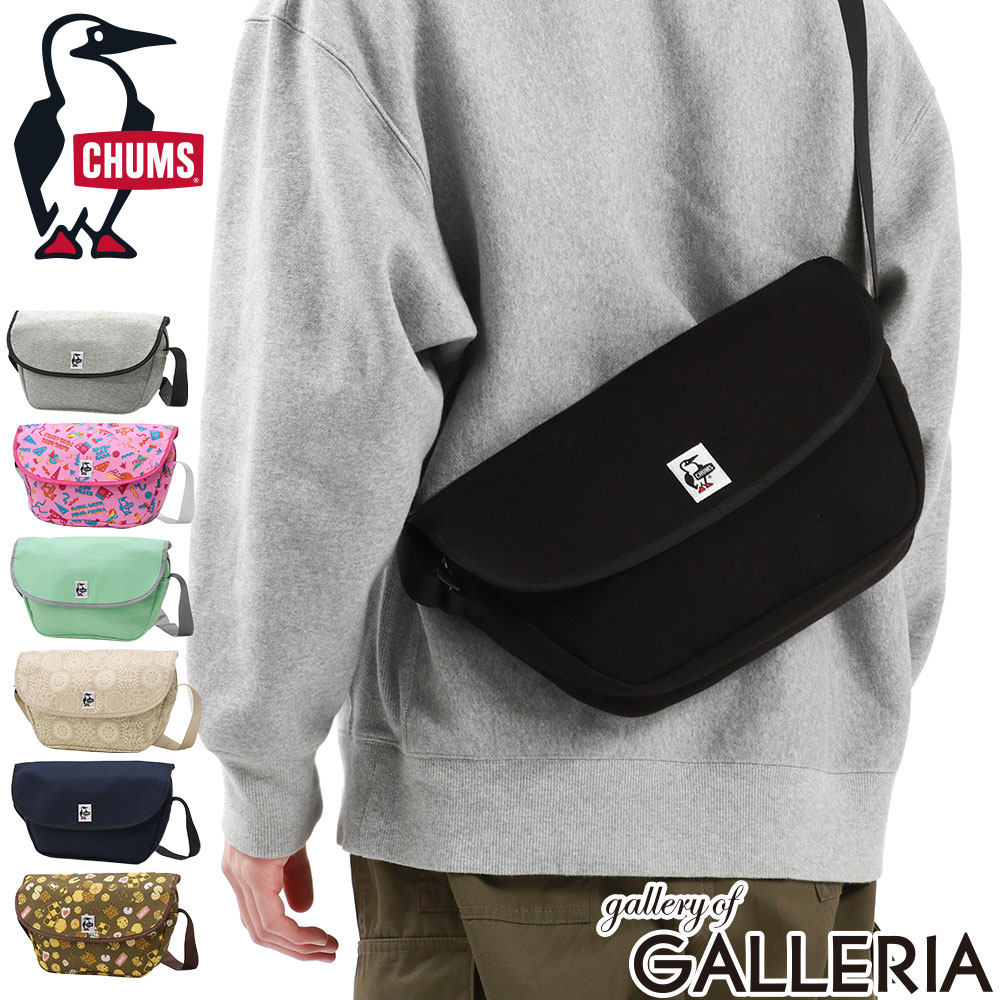 [Up to 60x points, limited time offer until July 5th] [Authentic Japanese product] CHUMS Shoulder Bag for Men and Women, Crossbody Bag, Brand CHUMS Shoulder Bag, Casual, Water-repellent, A5 size, Round Flap Shoulder Bag, Sweatshirt CH60-3601