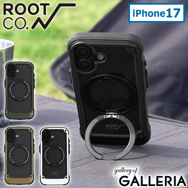 【6ヶ月保証】 ルートコー スマホケース iPhone17 ROOT CO. 耐衝撃 衝撃 ケース iPhone マグセーフ リング スタンド ワイヤレス充電 スマホ おしゃれ GRAVITY Shock Resist Tough & Basic Case Plus. GSTP-4402