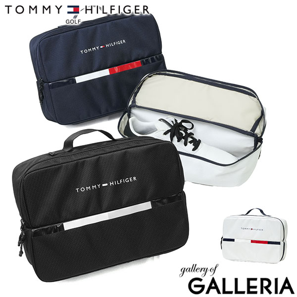 トミー ヒルフィガー ゴルフ シューズケース TOMMY HILFIGER GOLF スポーツ シューズバッグ シューズ収納 持ち運び 靴入れ セパレート 2層 シンプル ブランド ロゴ シグネチャー メンズ 男性 レディース 女性 ユニセックス 男女兼用 大人 ゴルフグッズ ゴルフ用品 ゴルフアクセサリー ゴルフアイテム ゴルフギア スポーティ ラウンド用品 ラウンド ポーツ 2層構造 2層式 2ルーム ゴルフシューズ収納 セパレートシューズケース シューズ入れ 軽量 軽い 丈夫 ナイロン スポーティー ジム アウトドア カジュアル 旅行 トラベル キャンプ ハンドル ハンドル付き おしゃれ かっこいい ファスナー オールシーズンスマートに持てる機能派シューズケースシグネチャーシリーズのシューズケース。表面に凹凸のあるドビー織の生地に、シンプルなロゴを配したミニマルなデザイン。内部は2層構造で、シューズを片足ずつ分けて収納できます。未使用時は半分に折りたたみ、マチを収縮できるため、コンパクトに持ち運べます。 サイズ （約）＜本体＞W33×H24×D11(cm)＜ハンドル＞高さ 3(cm)※サイズ・重量は当店計測値となります。　商品により、若干の個体差が生じます。※当店のサイズ計測方法はこちら 素材＜表地＞ポリエステル 重量 （約）380g カラーブラック(10)、ネイビー(30)、ホワイト(00) 原産国インドネシア ＜購入前にご確認ください＞・メーカーの意向により、付属品の収納袋や箱、製品の仕様やデザインは予告なく変更となる場合がございます。・商品をご使用する前に、「取り扱い上の注意」「洗濯表示」等を必ずご確認ください。・PC・タブレットサイズは目安です。同じインチ数でも製品によってサイズが異なるため、対応できない場合もございますので、予めご確認の上お求めください。・天然皮革や天然素材を使用した製品は、素材本来の風合いとしてキズや色ムラ、シワ、色の濃淡、素材の割れ、けば立ち、形の歪みなど、一点一点違いが見られる場合がございます。商品の特性としてご理解の上、お楽しみください。※皮革の特性について購入前に必ずご確認ください・防水機能がある製品は、完全防水ではないため、縫製部分である針穴からなどの水の侵入は防ぐことはできませんのでご注意ください。・摩擦・水濡れ・日焼けなどにより、色落ち・色褪せが生じる場合があります。 また、製品と衣類の接触により、相互に色移りする場合がございます。・柄の位置やカラーバランスなどは、生地の裁断や製造過程、素材の特性により画像とは異なる場合がございます。商品をお選びすることはできませんので、予めご了承ください。・ダブルジップファスナーの商品につきましては、ファスナーの構造上、順目、逆目が存在しており、片方(逆目)に多少の引っ掛かりを感じることがございます。ダブルファスナーの特性上、不良品ではございませんので、予めご了承ください。・極力実物に近い色味を再現しておりますが、モニター等の条件により画面上と実物では色味が異なって見える場合がございます。 もっと探す ゴルフバッグ&キャディバッグ一覧にアクセス アイテムリスト一覧にアクセス ブランドリスト一覧にアクセス