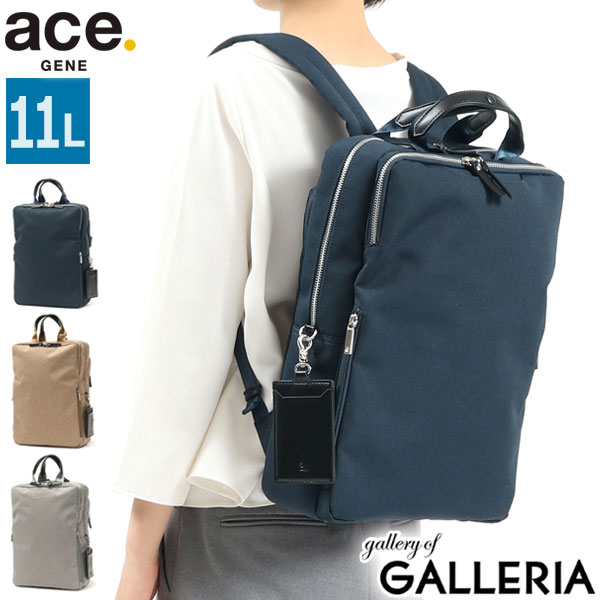 エース 【最大58倍 5/15限定】 ノベルティ付 【正規品5年保証】 エースジーン リュック ace.GENE スリファム ヘザー SLIFEMME HEATHER ビジネスリュック A4 ノートPC 15インチ 11L 小さめ 通勤 前持ち 薄マチ ACE レディース 11012