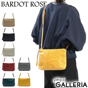 【エントリー&楽天カード最大34倍 6/10限定】 バルドロゼ バッグ BARDOT ROSE ショルダーバッグ ジェントルクロコ 2WAY ポシェット ミニショルダー 斜めがけ 革 レディース レガロ BR-5822