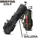 ノベルティ付 【日本正規品】 ブリーフィング ゴルフ キャディバッグ BRIEFING GOLF CR-4 #02 ゴルフバッグ スタンド 9.5型 5分割 ショルダー 迷彩 ブランド メンズ レディース BRG203D22