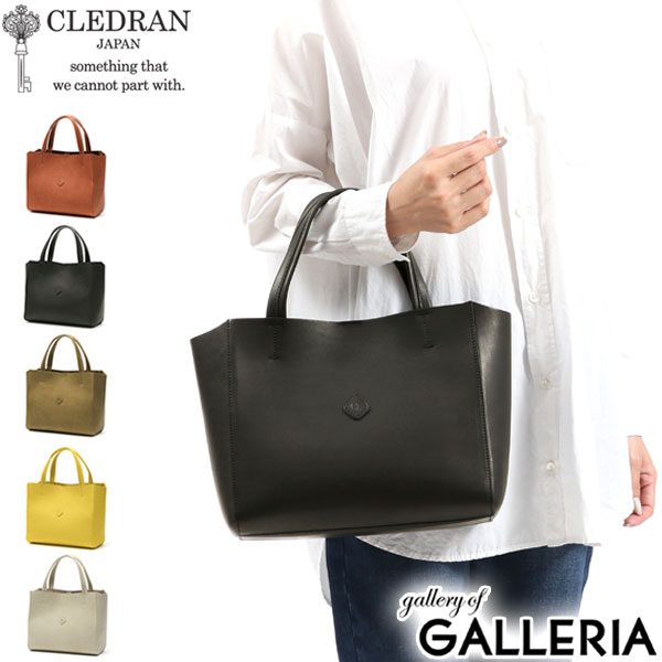 クレドラン 本革バッグ レディース 【最大49倍 5/15限定】 ノベルティ付 クレドラン トートバッグ CLEDRAN REVEN DAILY TOTE M ミニトート サブバッグ コンパクト 小さめ A5 軽量 本革 グローブレザー 日本製 レディース CL-3317