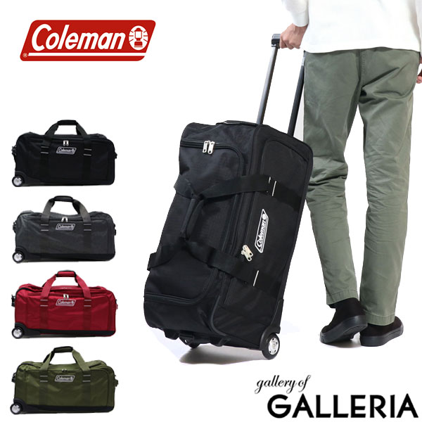 【公認販売店】コールマン キャリーバッグ メンズ レディース 大型 Coleman ボストンバッグ ボストンキャリー ボストン ショルダー 2輪 70L 大型 大容量 5泊 6泊 トラベル 旅行 アウトドア レジャー 部活 出張 合宿 14-11